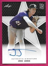 2020 Leaf Perfect Game National Baseball JACE JONES Black Autograph 31/50