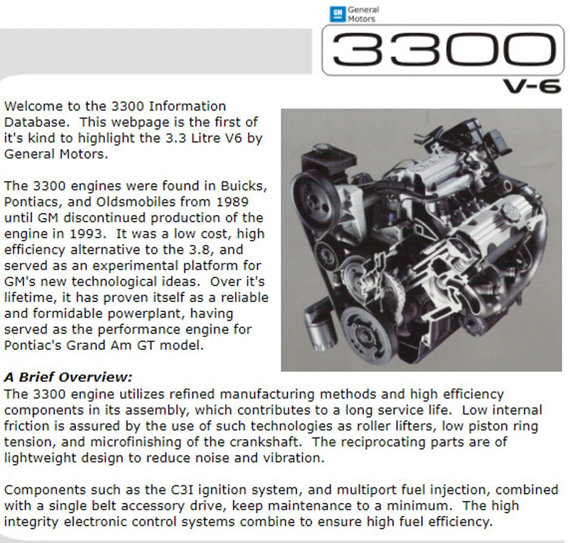 Culata usada 3,3 L V6 poco kilometraje 1989-92 Century Cutlass Grand Am Lemans Foto 3 de 4