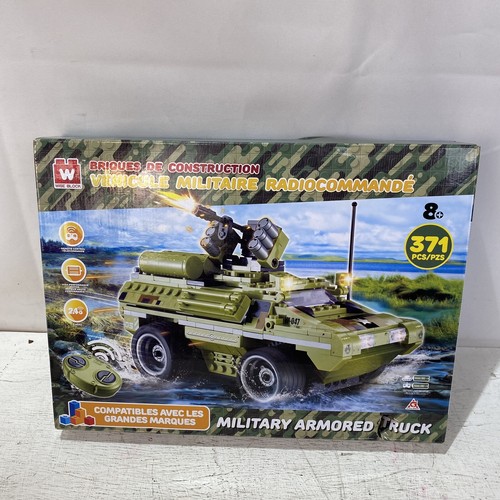 Wise Blocks Military Armored Truck Tank 371 Pieces. 389047 - Picture 2 of 2