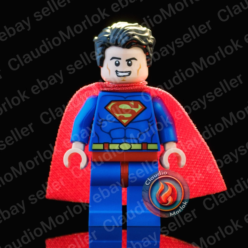 ⭐ LEGO Superman sh489 Minifigure DC Justice League sh0489 Super Heroes 76096 - Immagine 2 di 4