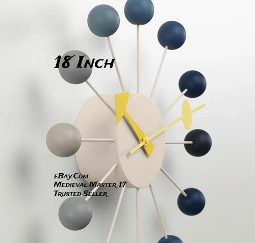 Vitra Ball Wall Clock Special Edition Dusk handmade Work Replica Special Edition - Picture 5 of 8