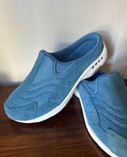 EASY SPIRIT WOMEN'S TRAVELTIME 266 MULE CLOGS Turquoise Blue 8.5 WIDE