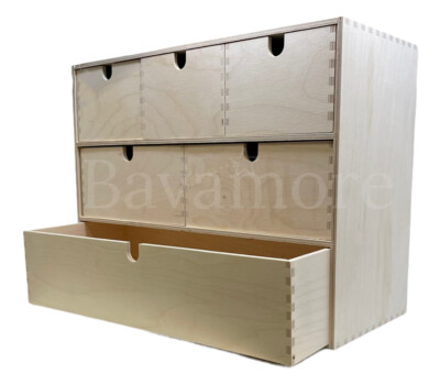 IKEA Moppe Birch Plywood 6 Drawers Mini Chest Storage. 402.163.57