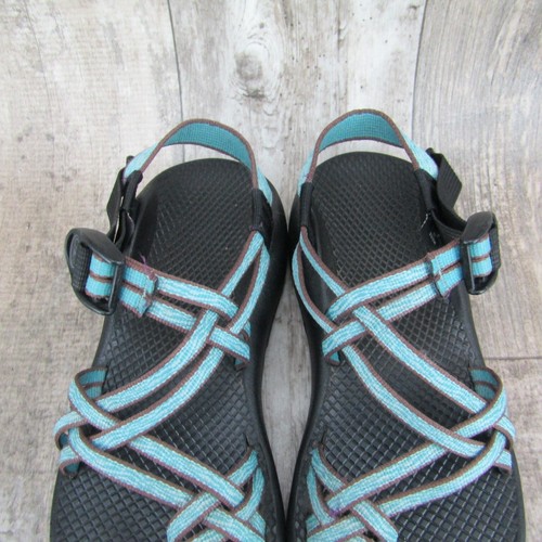 Chaco ZX2 Yampa Water Sport Sandal Women size 8 Aqua Blue Green Brown - Picture 8 of 12