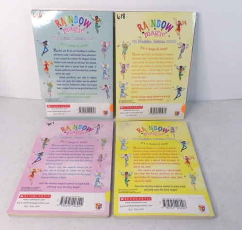 Lot of 4 Rainbow Magic The Magical Animal Fairies Books Daisy Meadows 1, 3, 5, 7 - Picture 2 of 19