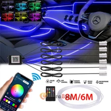 LED Car Interior Strip Light Atmosphere Neon Glow APP-Control Ambient Light Kit