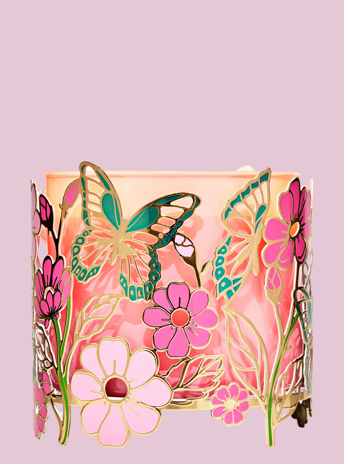 Bath and Body Works Butterflies in the Garden 3-Wick Candle 