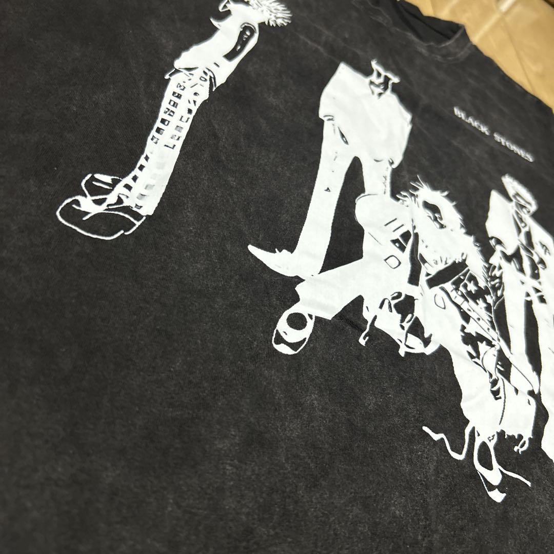 NANA T-Shirts BLACK STONES size L ai yazawa short sleeve