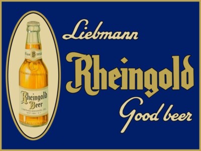 Rheingold Beer of Brooklyn, New York NEW METAL SIGN: 9'' x 12'' & Free Shipping