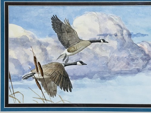 Original Framed & Matted Watercolor Painting by Thomas Hirata • 24” x 17.5” - Picture 4 of 4