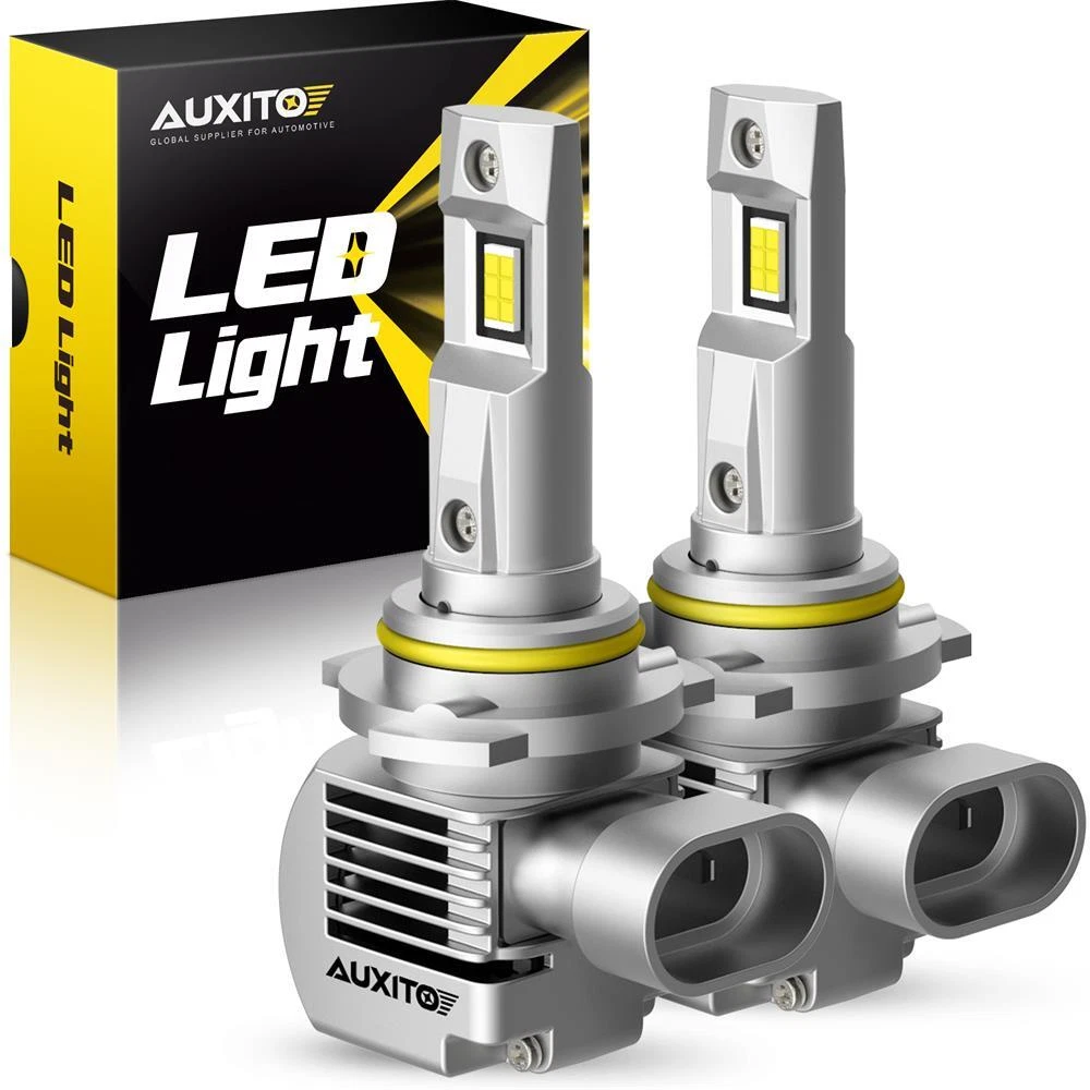 AUXITO 9006 LED Headlight Bulbs Conversion Kit Low Beam 6000K White 24000LM Q16