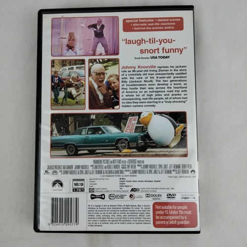 Jackass DVD Bundle ×6 Region 4 Bad Grandpa Steve O Johnny Knoxville Bam Movie - Picture 5 of 15