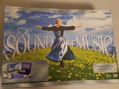 The Sound of Music (Blu-ray/DVD, 2010, 4-Disc Set) 45th Anniversary Edition