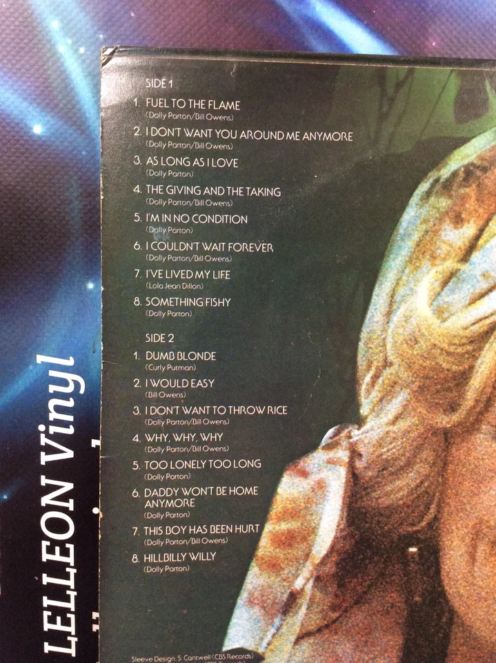 Dolly Parton The Dolly Parton Story LP Album Vinyl CBS31582 A1B1 Country 60s 70s - Image 3 of 4