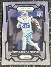 Demarvion Overshown RC 2023 Panini Prizm Football Base Rookie Card #323. rookie card picture