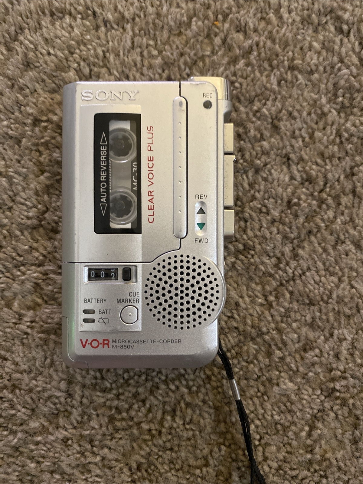 Sony Microcassette Corder M850V Tested WORKS eBay