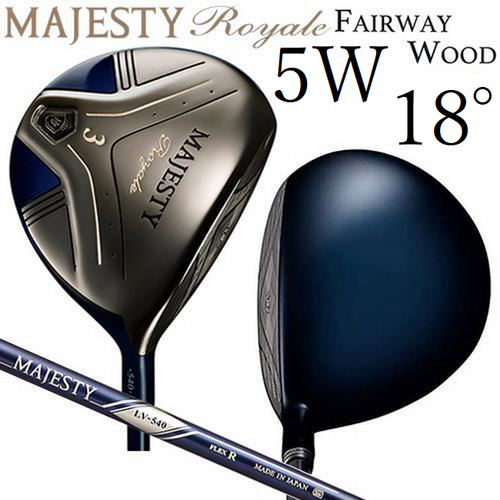 Majesty Royale 2021 Fairway wood 5W 18° R-Flex LV540 Grapite With Headcover - Picture 9 of 9