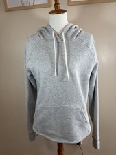Tek Gear Ultrasoft Fleece Pullover Hoodie Women's M Gray Cotton Blend