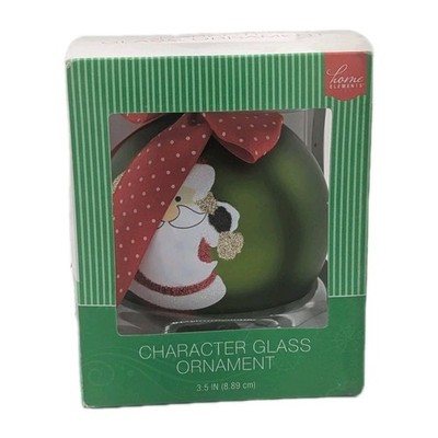 Home Elements Character Glass Ornament   3.5'' Walgreens Exclusive 2013 