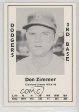 1979 TCMA Diamond Greats Don Zimmer #98 1u6