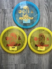 Disc Golf Pack Dismania Premium Active Lot Set of 3 Rockstar Discs 165-170g