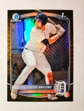Josue Briceno 2025 1st Bowman Chrome #BCP-13 Reptilain GOLD REFRACTOR 13/50 J6
