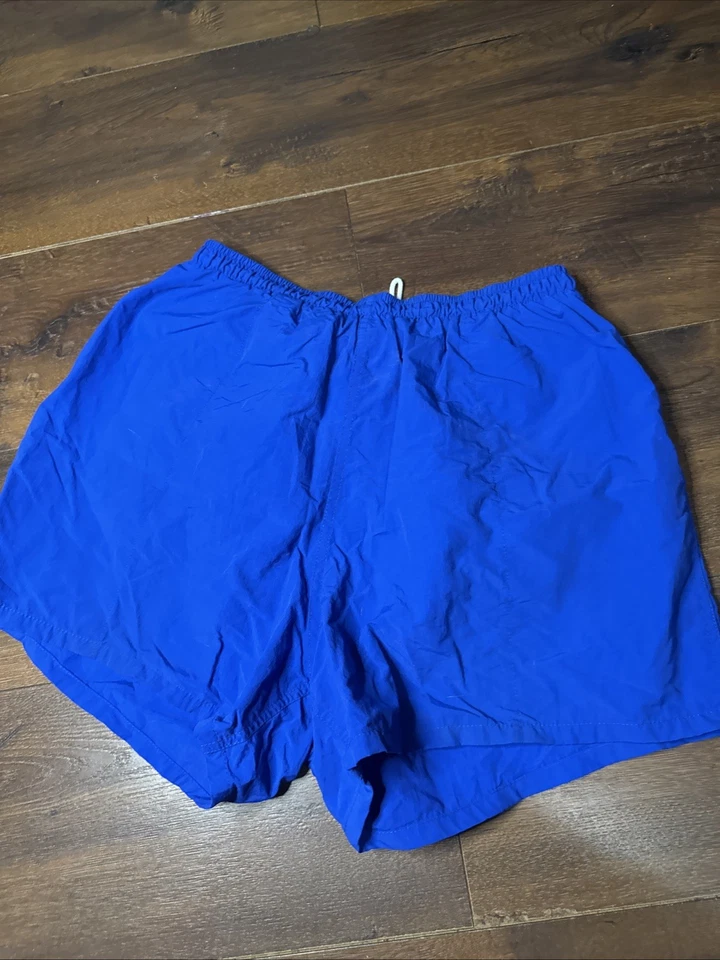 Shorts REI vintage caminhada natação ao ar livre acampamento azul masculino grande - Imagem 3 de 4