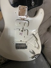 Squier Stratocaster by Fender Affinity Series Guitar Body Olympic white relic