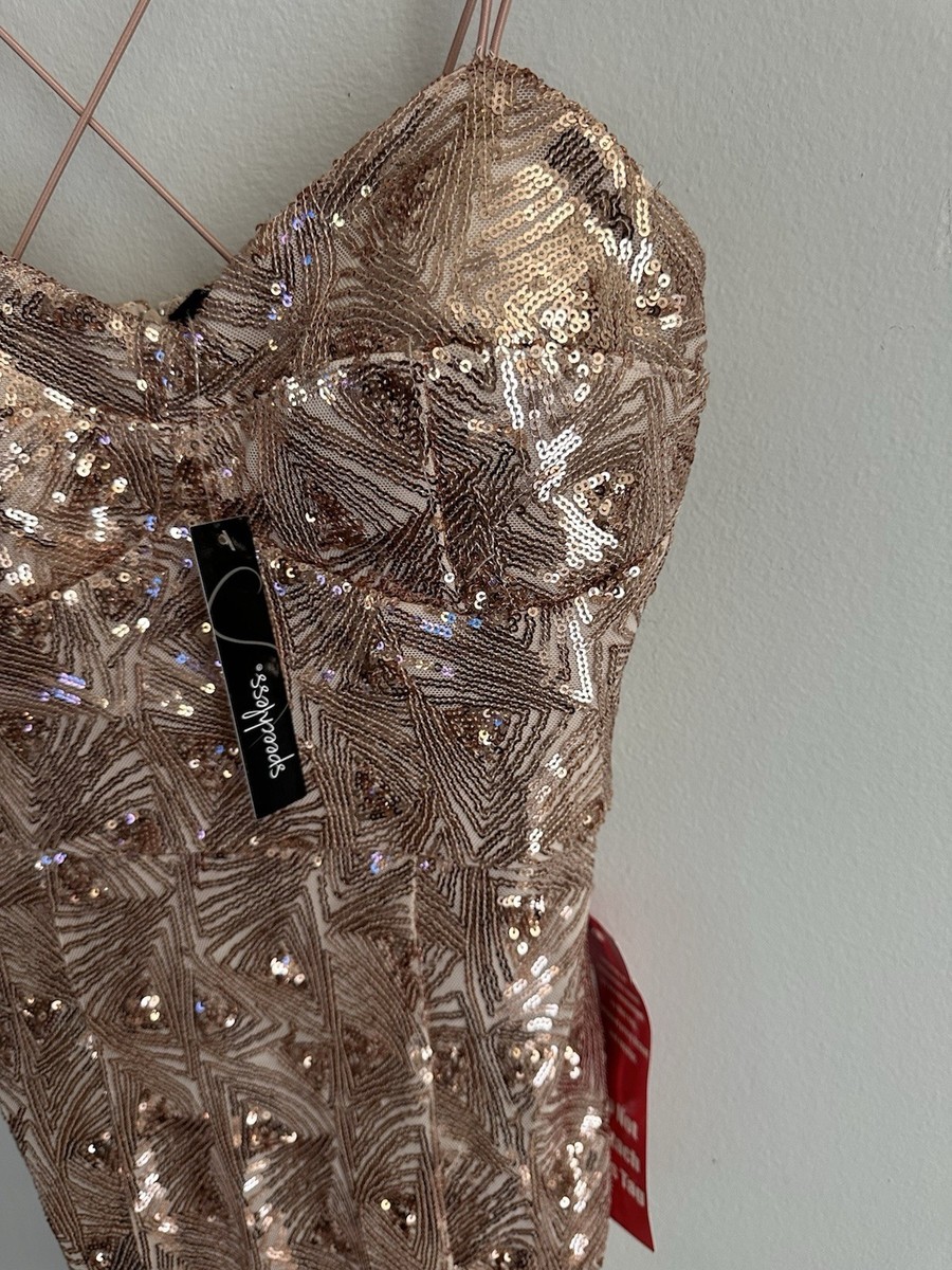 NWT Speechless Rose Gold Sequin Maxi Dress Size 5 Elegant Formal/Prom Gown | eBay NWT Speechless Rose Gold Sequin Maxi Dress Size 5 Elegant Formal/Prom Gown | eBay