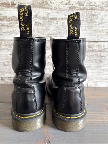 Doc Dr. Martens 1460 Pascal Virginia schwarze Lederstiefel Damengröße 11 Herren 10 - Bild 4 von 6