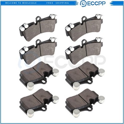 Front & Rear Metallic Brake Pads For Audi Q7 Porsche Cayenne Volkswagen Touareg