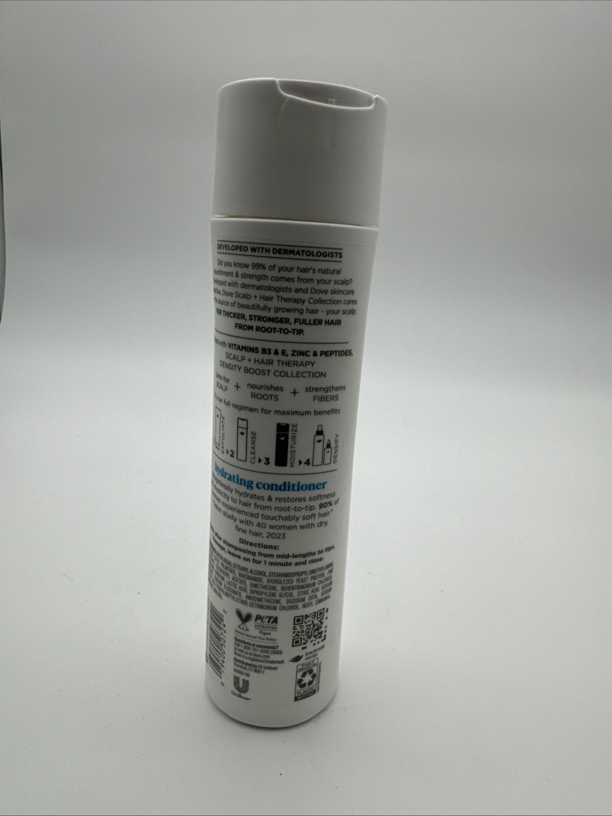 Dove Scalp + Hair Therapy Hair Conditioner for Density Boost, Hydrating 9.25 oz.