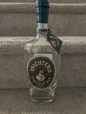 Michter's 10 Year Single Barrel Bourbon Empty Bottle Rye