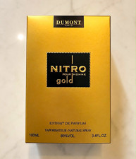 Dumont Paris Nitro Pour Homme Gold Extrait de Parfum Spray, Regular 3.4 fl oz