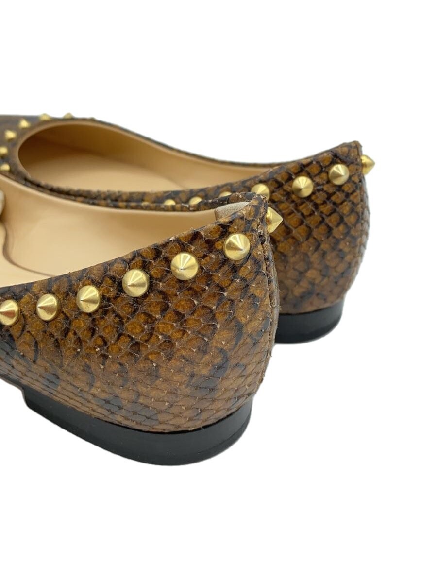 Pellico Flat Pumps 35.5 Brw Python Pattern Studs … - image 7