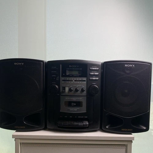 Sony CFD-Z130 Portable Stereo Boombox CD cassette AM/FM AUX w/ remote