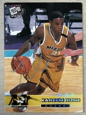 2002 Press Pass Kareem Rush Signed Autographed Rookie Card Missouri LA Lakers. rookie card picture