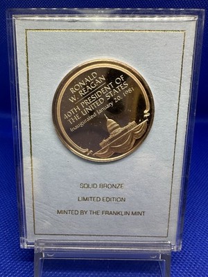 The 1981 PRESIDENTIAL INAUGURAL EYEWITNESS MEDAL | Ronald Reagan