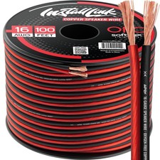 Install Link 16 AWG Gauge Speaker Wire OFC Cable Stereo, Car or Home Theater