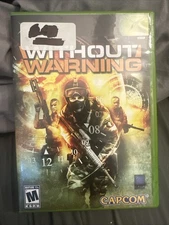 Without Warning - Microsoft Xbox  Authentic