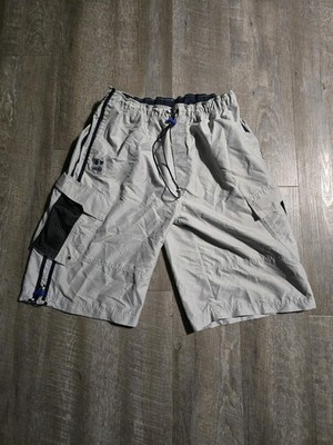Vintage Y2k Mens OTB Cargo Shorts Size Large Baggy Skater Wide Leg Hip Hop