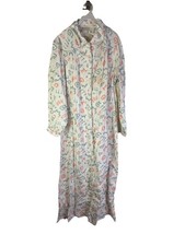 Deadstock Vintage 80s Womens 26 Flannel Abstract Nightgown Granny Cottage