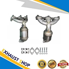 FITS:2001-2004 Hyundai Santa Fe Manifold Catalytic Set Bank 1 & Bank 2 2.7L