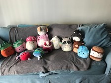 Squishmallows :  14 DIFFERENT, ALL IN THE APPROX 8" SIZE: SEE PIC AND NAMES