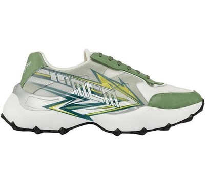 $690 MCM MEN'S SKYSTREAM SNEAKERS IN MCMOTOR LEATHER US 13 / EUR 46