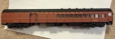 Vtg Bachmann Spectrum HO PRR # 3814 P70 HW 85 Seat Coach-Steel Train