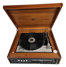 Goldring Lenco GL78 Turntable Fitted To Dynatron SRX 30A -HFC59 Tuner-Amp 1970's