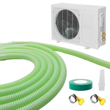 New Version 26ft Mini Split Air Conditioner Drain Hose, 5/8" I.D Universal Mi...
