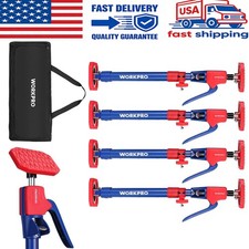WORKPRO 4PK Cabinet Jack Support Pole Telescopic Quick Support Rod 18.5-29.5INCH