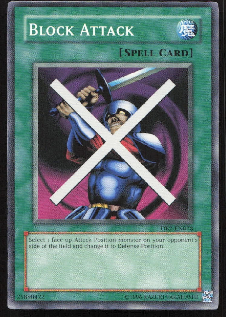 Block Attack DB2-EN078 Dark Beginning 2 Common NM Yu-Gi-Oh